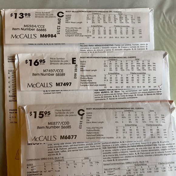 McCALL’S Sewing Pattern - Girls 2, 3, 4, 5 - Picture 5 of 5